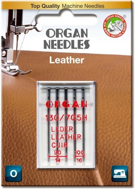 Hovedbilde (23E42) Nåler Leather / Skinn 3x90 2x100 Organ