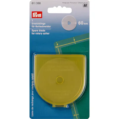 Prym rett reserveblad 60mm til rullekniv 611388 ekstra blad
