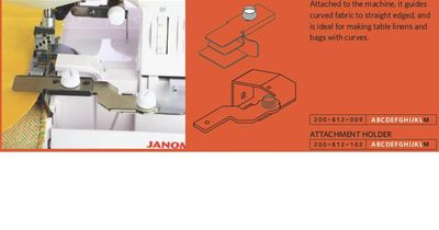 (3K5) Janome Stoffguide / Cloth guide