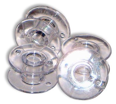 Undertrådspoler pk a 10 stk Plast / Bobbin Janome underspoler