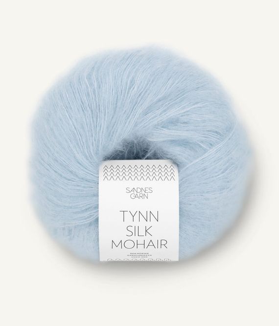 Hovedbilde 6012 Tynn Silk Mohair Lys Blå