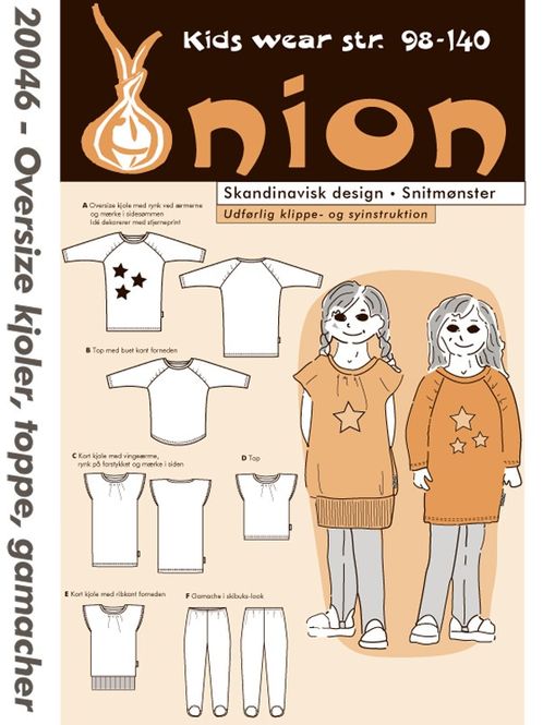 Hovedbilde ONION KIDS OVERSIZED KJOLER, TOPPER & TIGHTS 20046