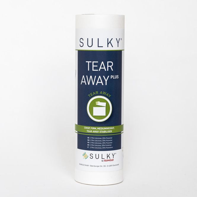 Hovedbilde Sulky Tear Away PLUSS HVIT rivevlies 25cm x 10 meter (35A3)