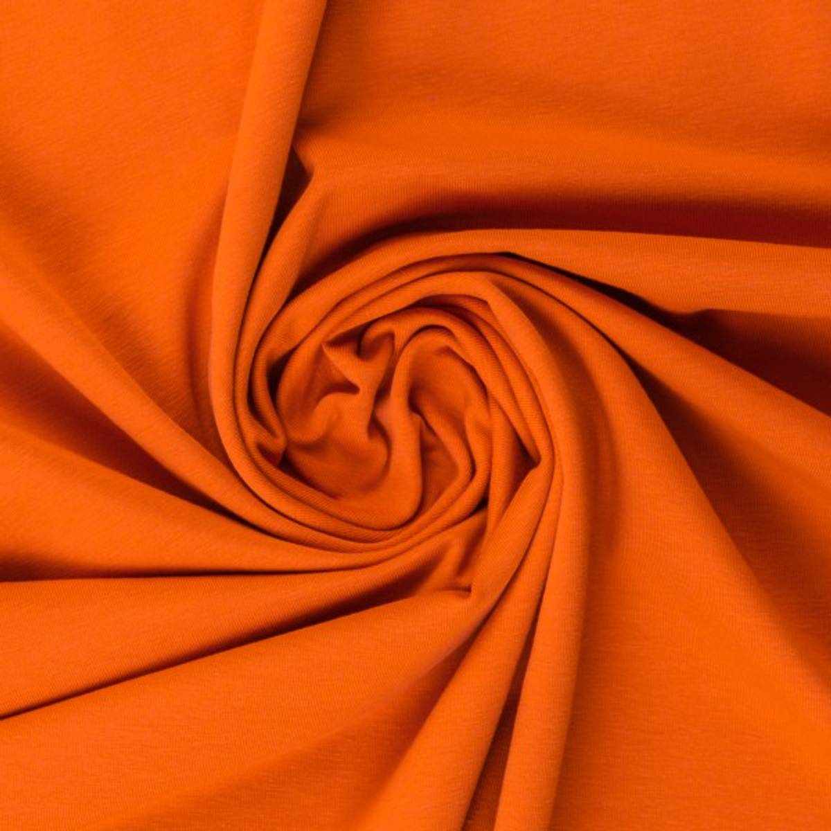 Vanessa, Cotton Jersey 000424 Plain, orange