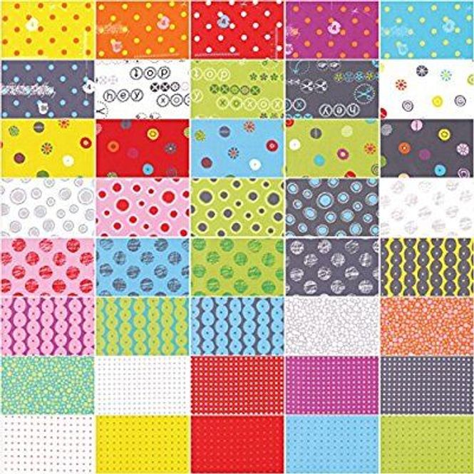 Hovedbilde Moda Fabrics Hey Dot layer cake, 1600LC