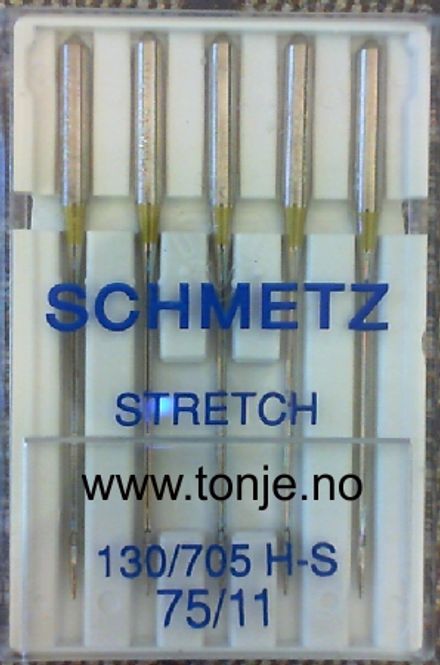 Hovedbilde (23E22) Nåler Stretch H-S 75 5-pakk SCHMETZ