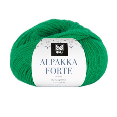 Alpakka Forte - Skarp grønn Frg: 738