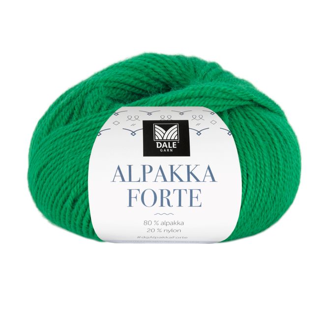 Hovedbilde Alpakka Forte - Skarp grønn Frg: 738
