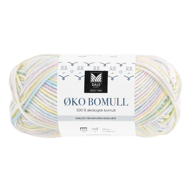 Hovedbilde Øko Bomull - Stripy pastell Frg: 319