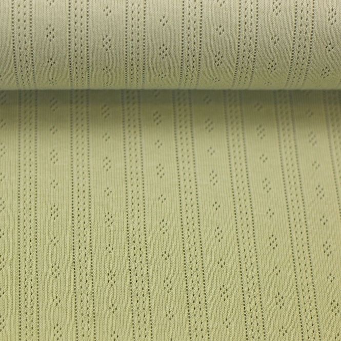 Hovedbilde Bomullsjersey Pointelle , fnr 173 beige