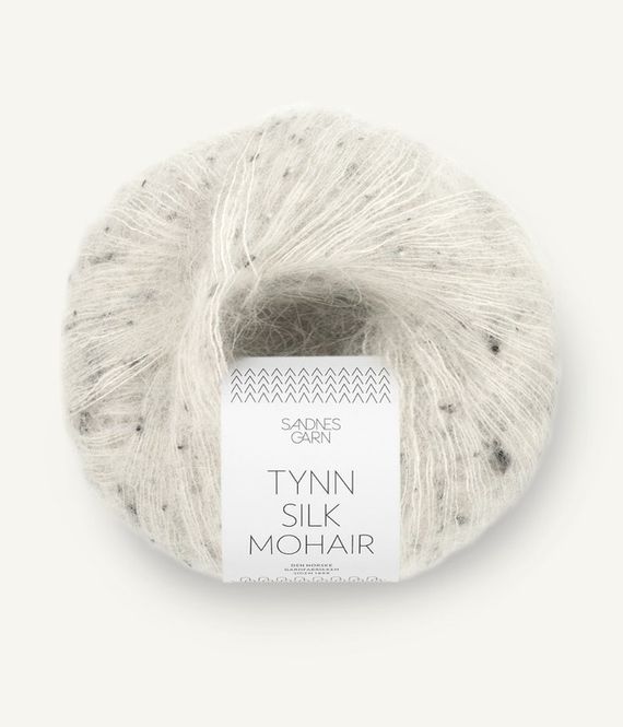Hovedbilde 1199 Tynn Silk Mohair Salt'n Pepper Tweed