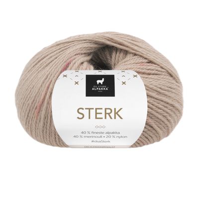 Sterk - Sand/rosa print Frg: 924