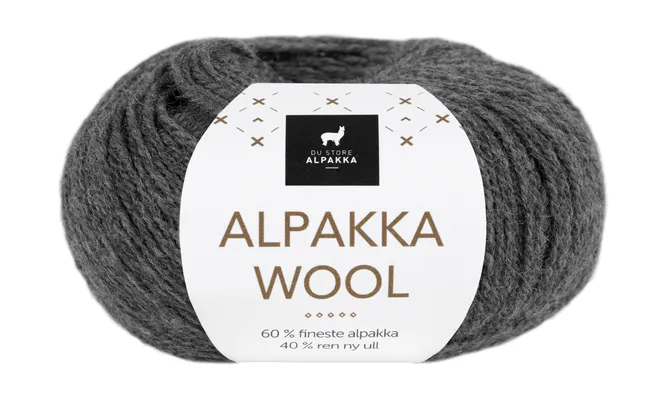 Hovedbilde Alpakka Wool - Mørk grå melert Frg: 503