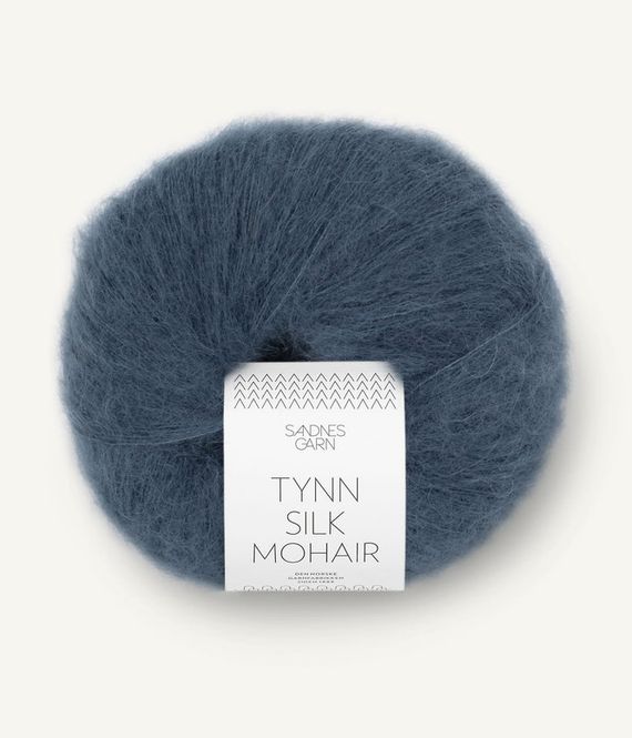 Hovedbilde 6081 Tynn Silk Mohair Dyp Blå