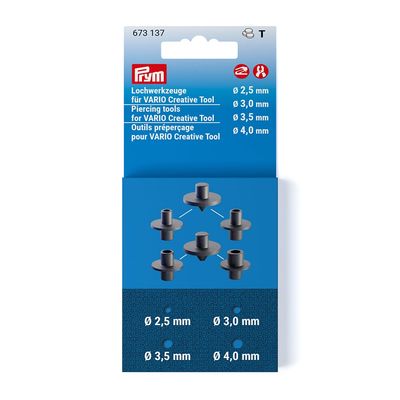 Prym Vario Tools set 673137 Hullverktøy 2.5. 3. 3.5 & 4mm