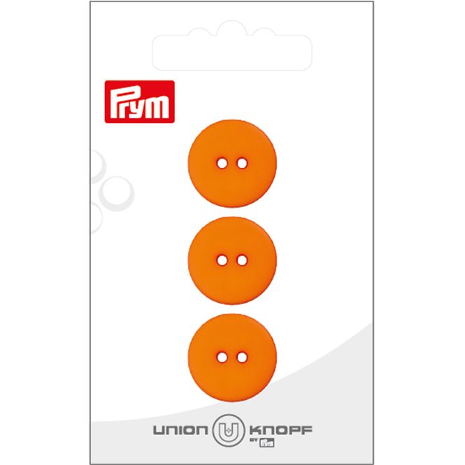 Hovedbilde Prym Knapper 28450 - 2-hull 18mm 422 Oransje - 3stk