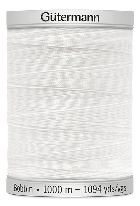 Hovedbilde Bobbin/undertråd 1000 m1001 Hvit