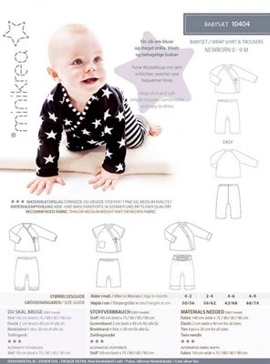 (UAS) Minikrea bodysett 0-9 mnd