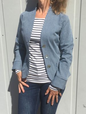 ONION PLUS, JAKKE MED STÅKRAVE 9017