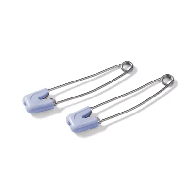 Prym Sikkerhetsnåler Baby 55mm 4stk  Lys blå 086101