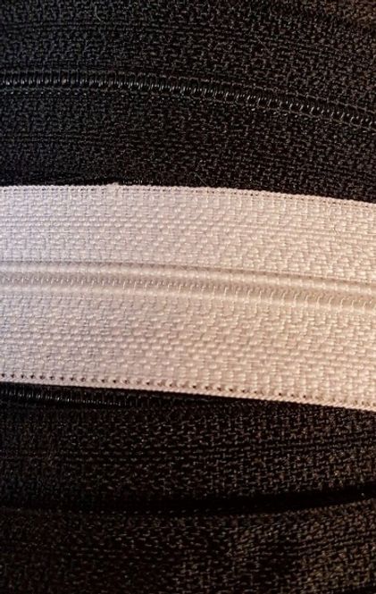 Hovedbilde Glidelås HVIT 4mm nylon metervare/rullvare pr. meter