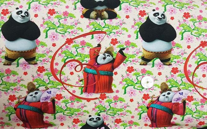 Hovedbilde Kung fu panda - fargerik m flere motiv/ jersey