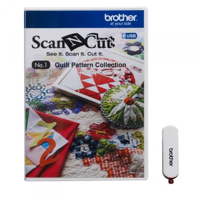 Brother USB1 Quilt Pattern Collection XF7564-001