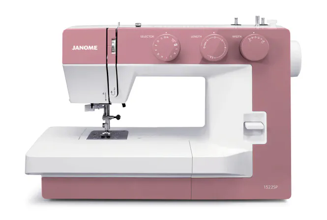 Hovedbilde Kampanje Janome 1522SP (Smokey Pink) inkl. trykkfotsett og mønster