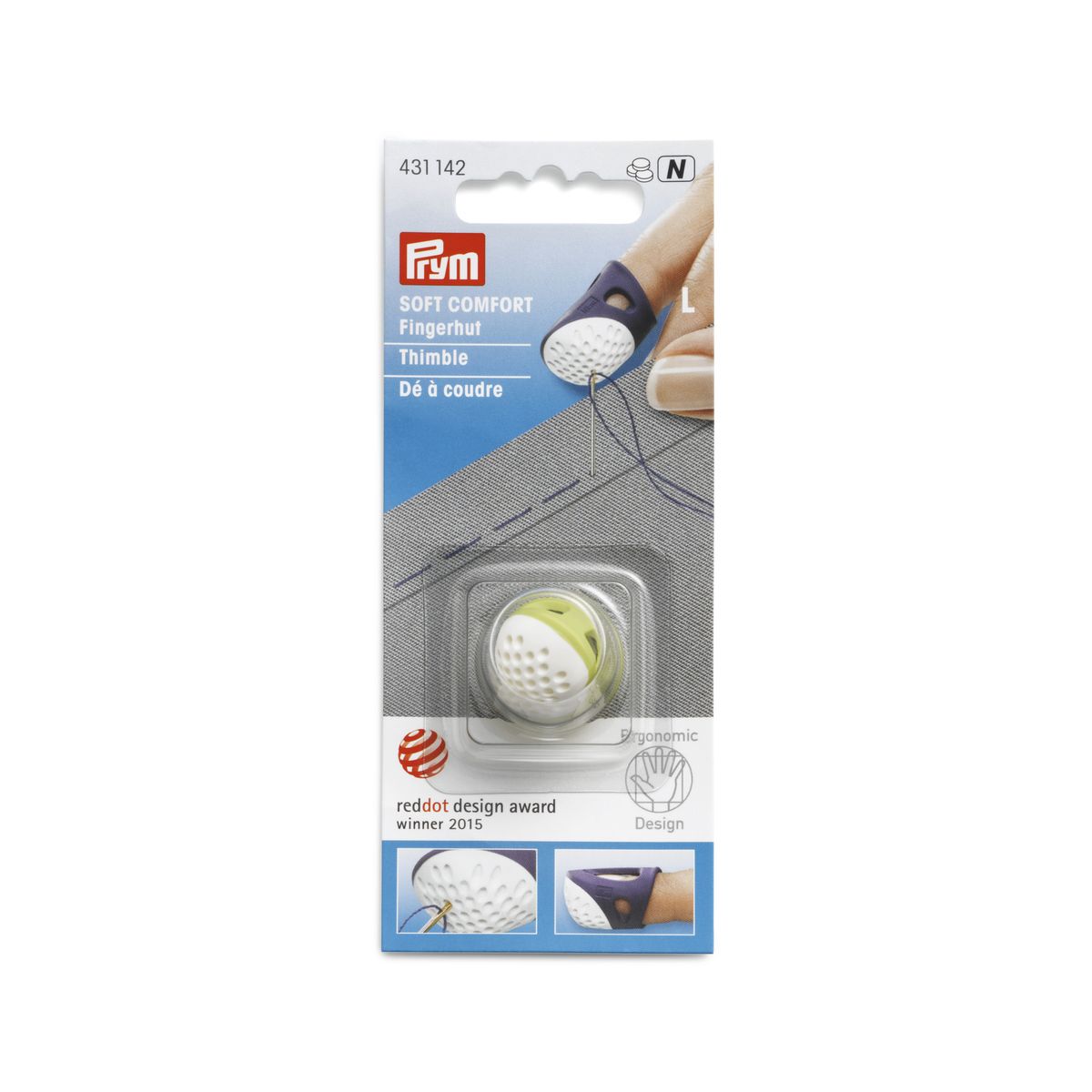 Prym Ergonomics Fingerbøll  L Blisterpakke 431142