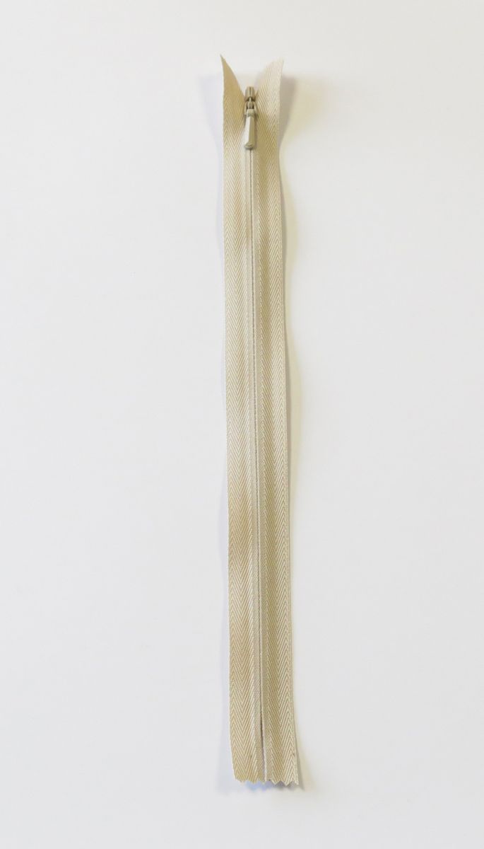 YKK 4MM USYNLIG, FAST F. SAND 4464-40-0572