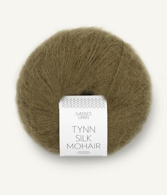 9873 Tynn Silk Mohair Dark olive