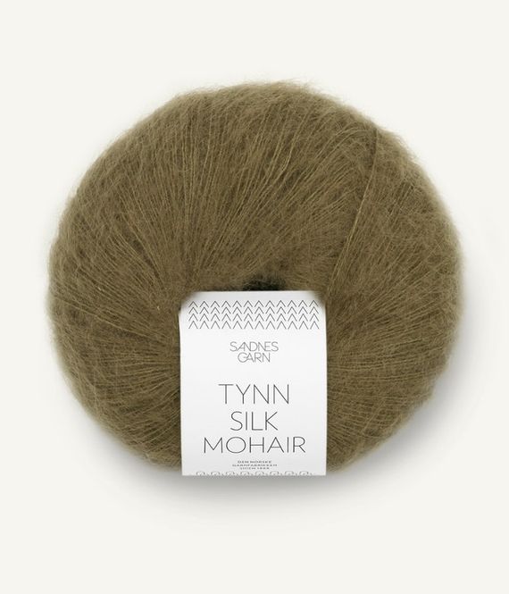 Hovedbilde 9873 Tynn Silk Mohair Dark olive