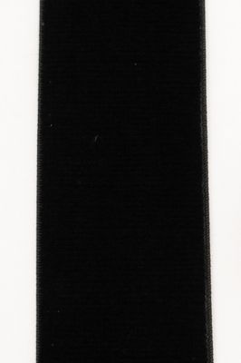Velour elastikk 30mm sort