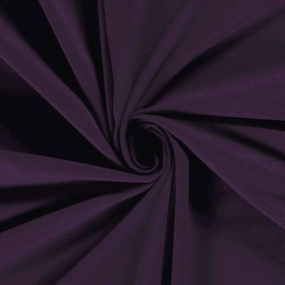 HEAVY COTTON JERSEY Aubergine