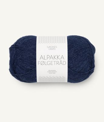 5882 Alpakka Følgetråd Marineblå