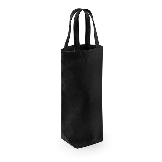 Hovedbilde W620 Fairtrade Cotton Bottle Bag Black