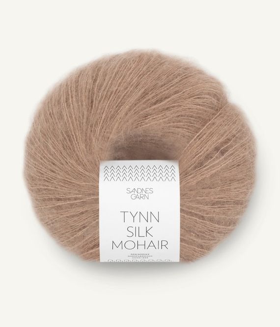 Hovedbilde 3041 Tynn silk mohair Lys Eikenøtt