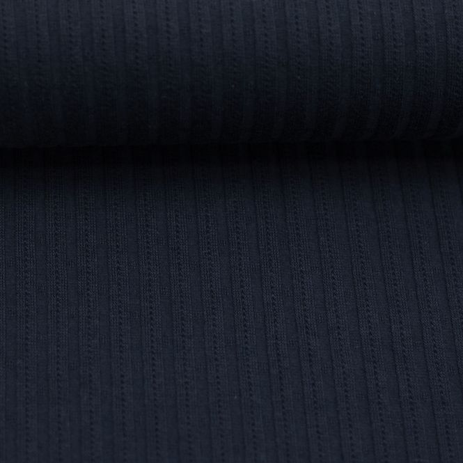 Hovedbilde Ribbjersey Pointelle , fnr 597 dark blue