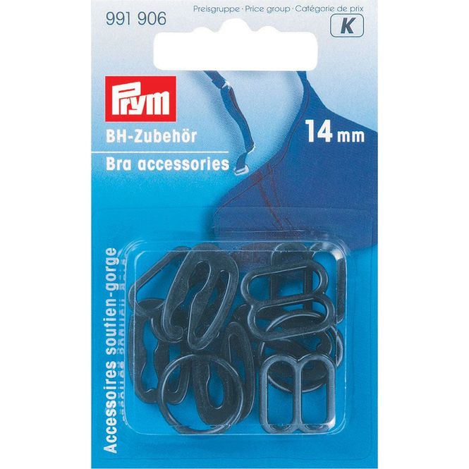 Hovedbilde Prym bh tilbehør sort 14mm 991906