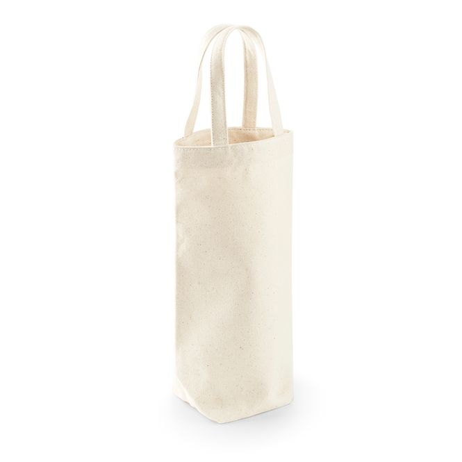 Hovedbilde W620 Fairtrade Cotton Bottle Bag Natural