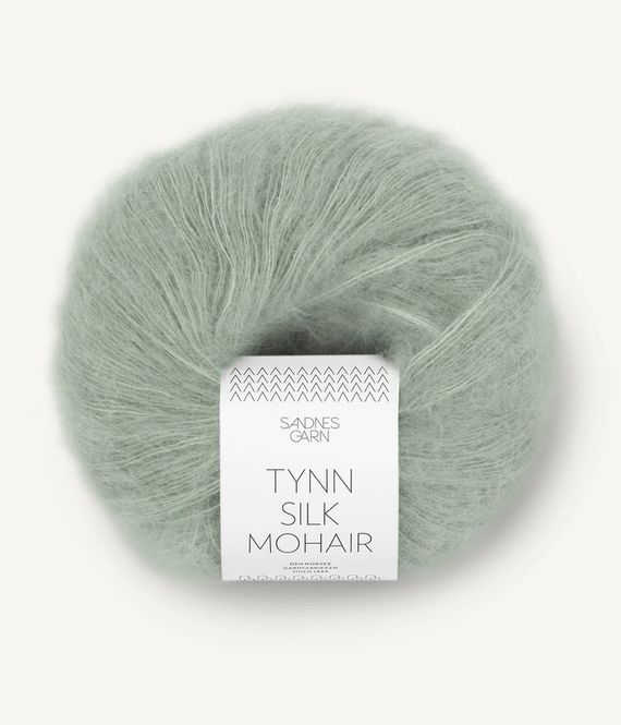Hovedbilde 8521 Tynn Silk Mohair Støvet Lys Grønn
