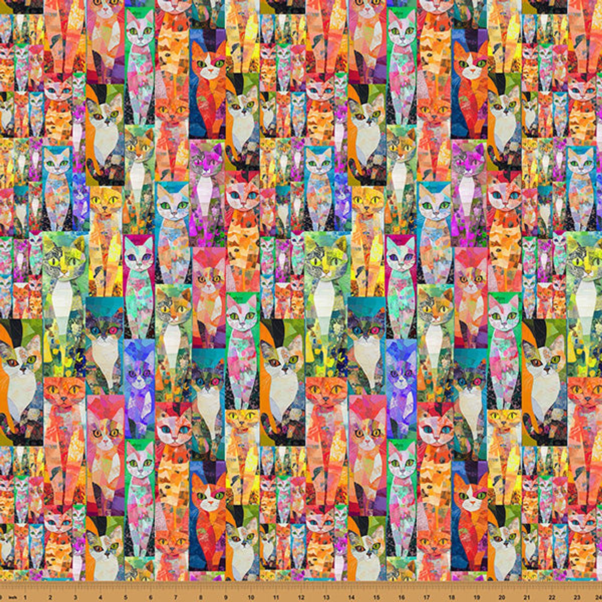 Crafty cats Rainbow Sweets - Digitalprint 3906-323