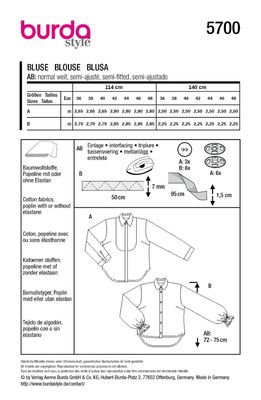 Burda 5700