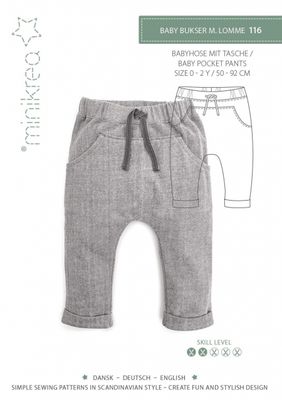 MINIKREA MINI - BABYBUKSE M LOMME, 0-2 år, 116