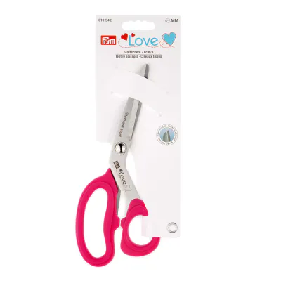 Prym Love Stoffsaks 24cm Micro Serration Rosa 610542