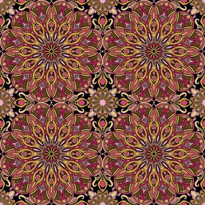 Hovedbilde Benartex Wordly mandala rose 16518-24