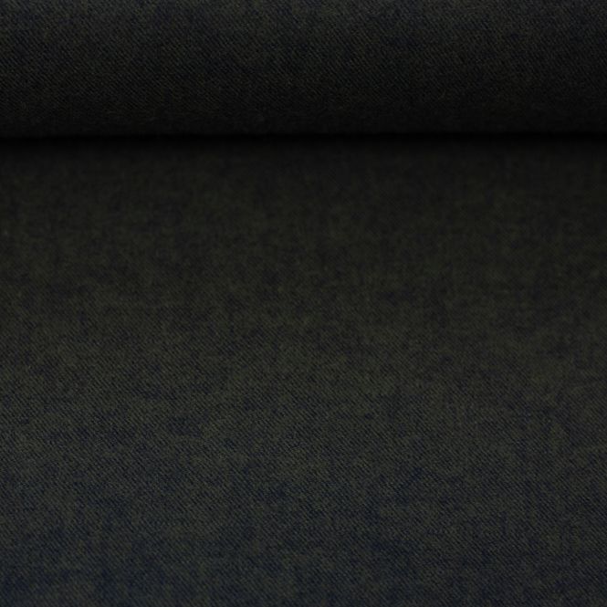 Hovedbilde Børstet bomull/flanell, mørk grønn melert, 082214-1768