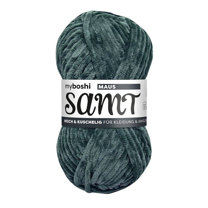 Hovedbilde Myboshi Samt Chenillegarn 100m - 862 Mouse