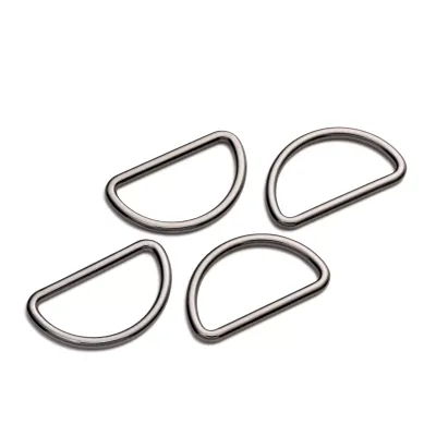 D-ring 30mm 4stk - Gunmetal 555410