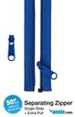 By Annie Separating Zipper BLASTOFF BLUE, 50